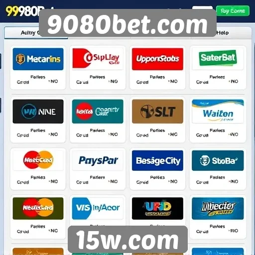 Opções de pagamento disponíveis no 9080bet